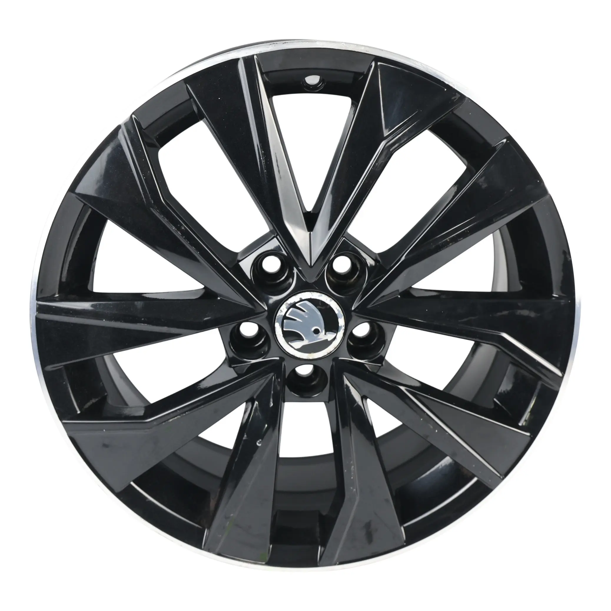 Skoda Fabia Rapid Black Alloy Wheel Rim 16" 7J ET:46 6V0601025G