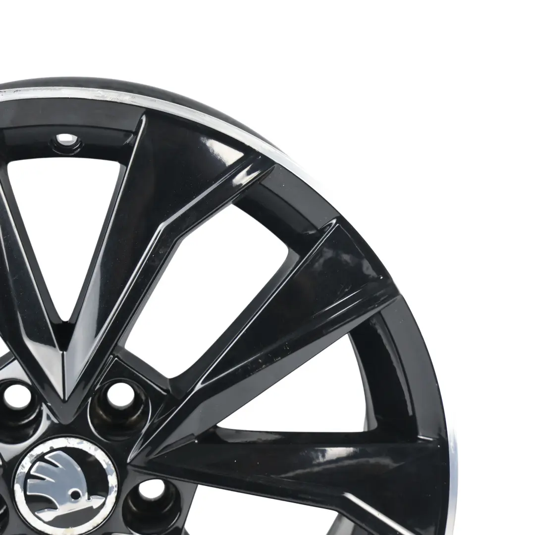 Skoda Fabia Rapid Llanta Aleación Negro 16" 7J ET:46 - SKU 6V0601025G-1 - Número de pieza 6V0601025G