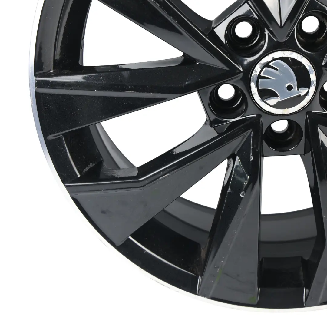 Skoda Fabia Rapid Llanta Aleación Negro 16" 7J ET:46 - SKU 6V0601025G-1 - Número de pieza 6V0601025G