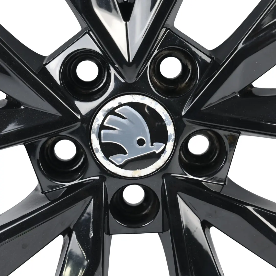 Alloy Wheel Rim 16" 7J ET:46 to Skoda Fabia Rapid Black with Part number 6V0601025G Skoda Fabia Rapid Black Alloy Wheel Rim 16" 7J ET:46 - SKU 6V0601025G-1 - Part number 6V0601025G
