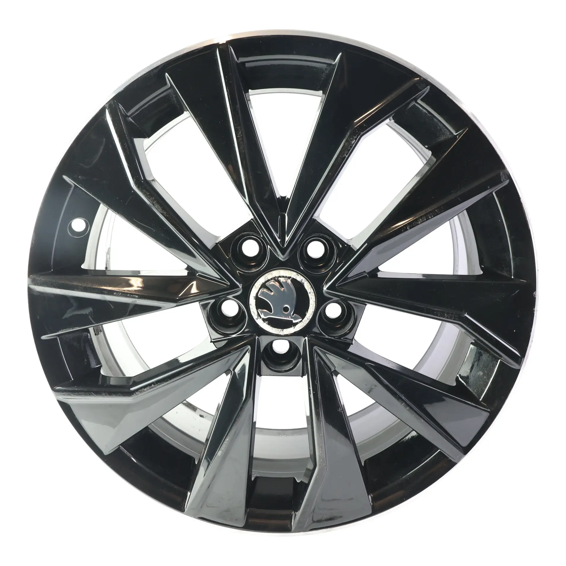 Skoda Fabia Rapid Black Alloy Wheel Rim 16" 7J ET:46 6V0601025G