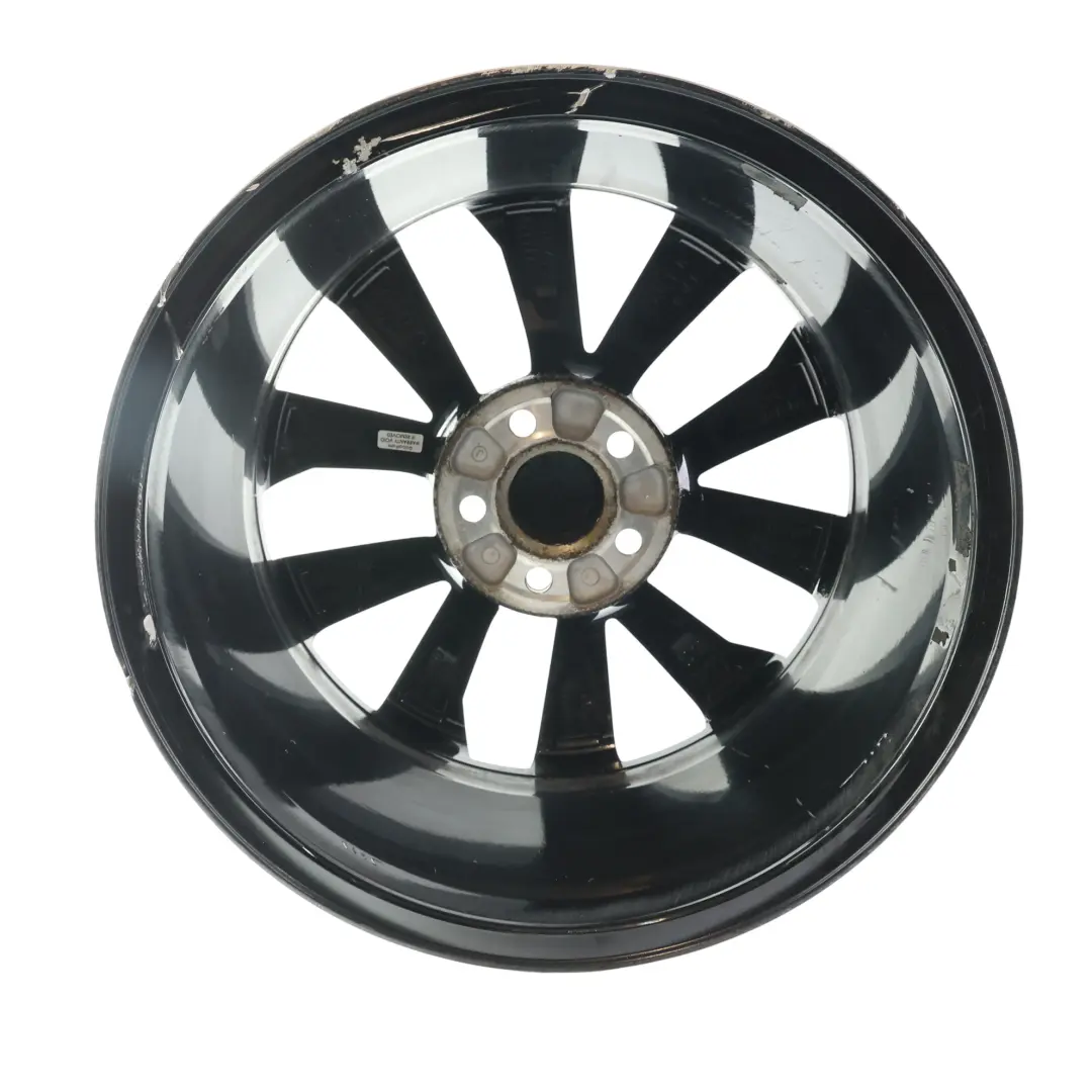 Skoda Fabia Rapid Black Alloy Wheel Rim 16" 7J ET:46 - SKU 6V0601025G-3 - Part number 6V0601025G