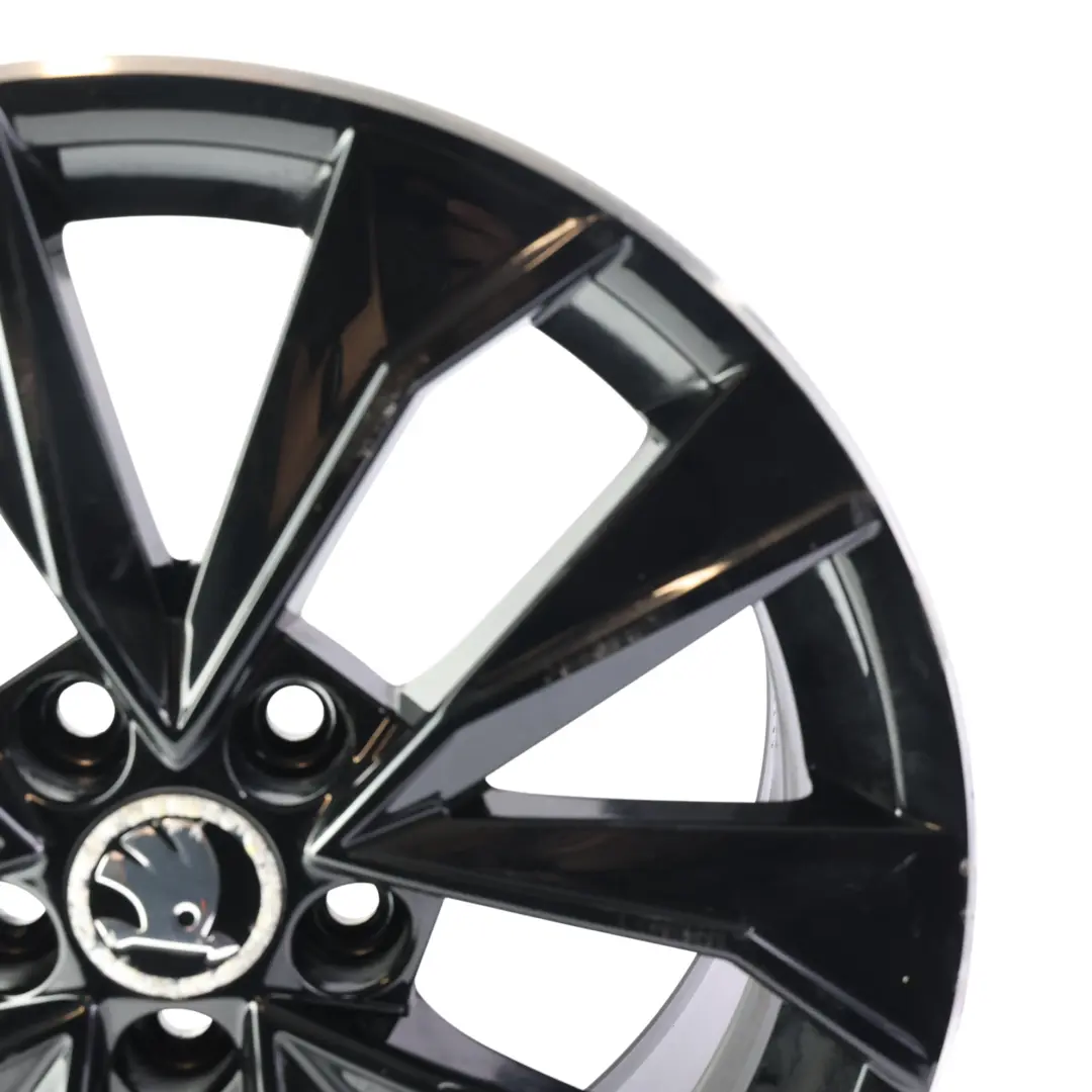 Alloy Wheel Rim 16" 7J ET:46 to Skoda Fabia Rapid Black with Part number 6V0601025G Skoda Fabia Rapid Black Alloy Wheel Rim 16" 7J ET:46 - SKU 6V0601025G-3 - Part number 6V0601025G