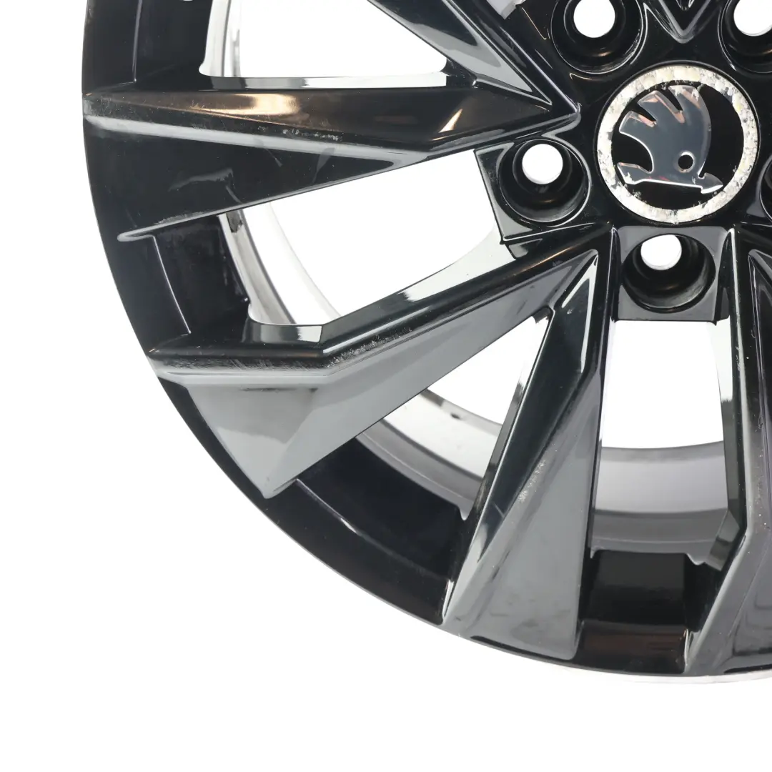 Alloy Wheel Rim 16" 7J ET:46 to Skoda Fabia Rapid Black with Part number 6V0601025G Skoda Fabia Rapid Black Alloy Wheel Rim 16" 7J ET:46 - SKU 6V0601025G-3 - Part number 6V0601025G