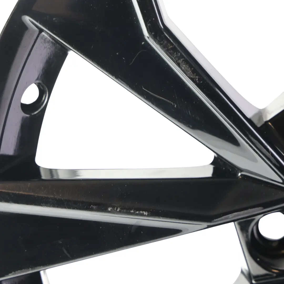 Skoda Fabia Rapid Black Alloy Wheel Rim 16" 7J ET:46 - SKU 6V0601025G-3 - Part number 6V0601025G