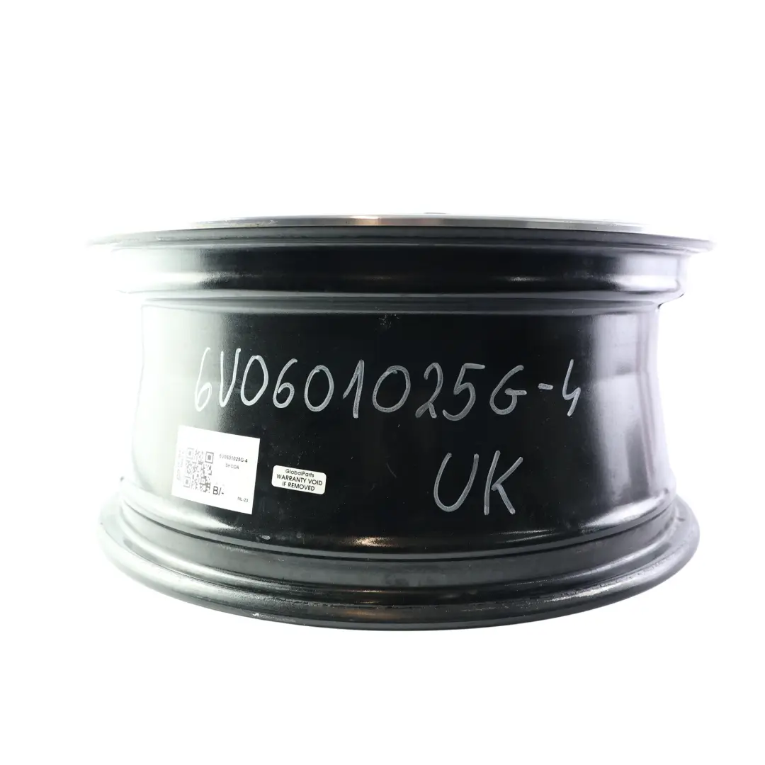 Alloy Wheel Rim 16" 7J ET:46 to Skoda Fabia Rapid Black with Part number 6V0601025G Skoda Fabia Rapid Black Alloy Wheel Rim 16" 7J ET:46 - SKU 6V0601025G-4 - Part number 6V0601025G