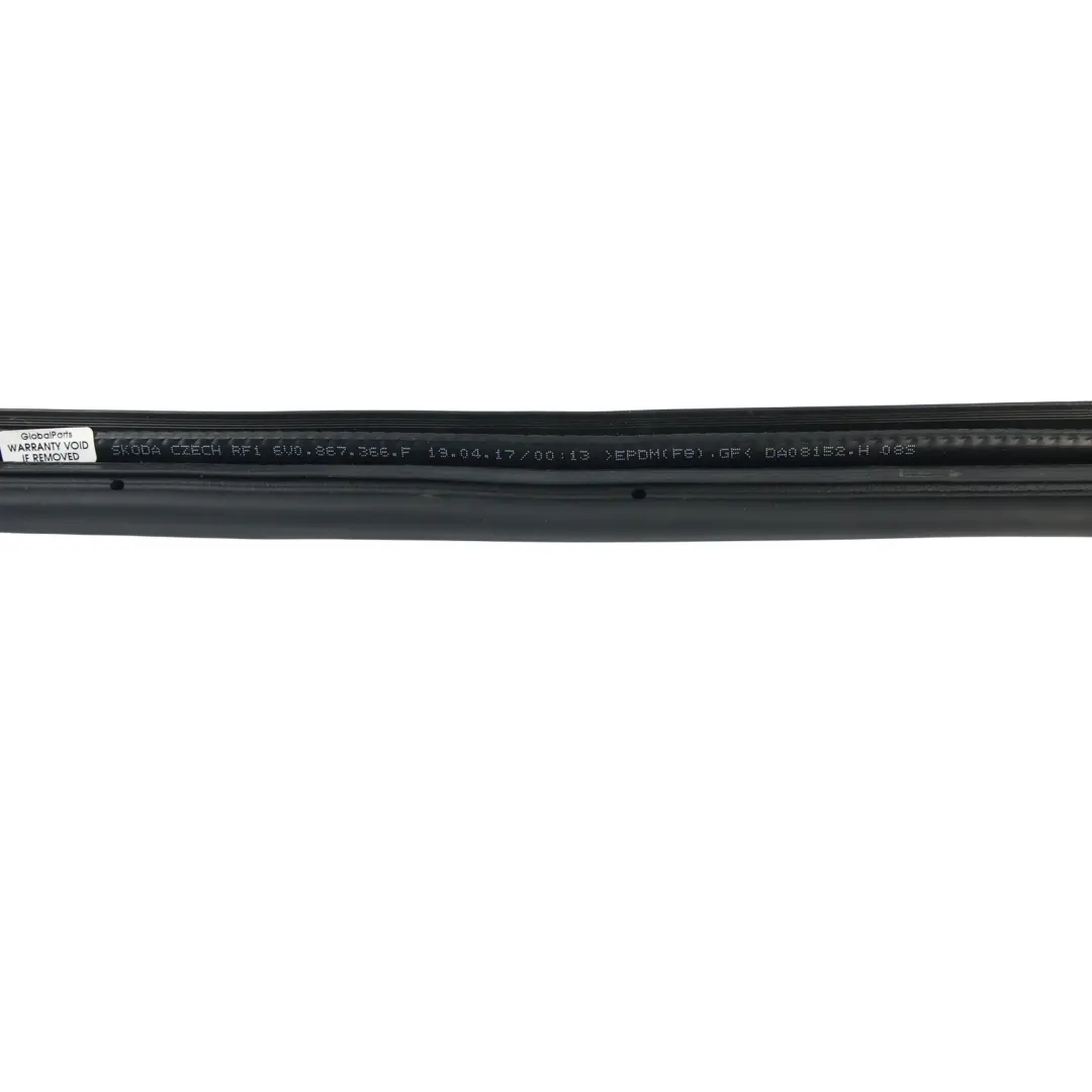 Junta Goma Puerta Interior Delantera Derecha para Skoda Fabia NJ con número de pieza 6V0867366G Skoda Fabia NJ Junta Goma Puerta Interior Delantera Derecha - SKU 6V0867366G - Número de pieza 6V0867366G
