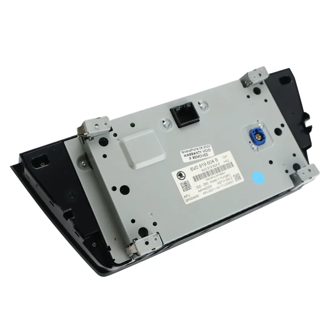 Skoda Fabia NJ Multifunction Display Screen Radio Head Unit - SKU 6V0919604B - Part number 6V0919604B