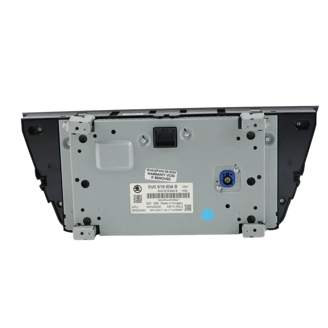 Skoda Fabia NJ Multifunction Display Screen Radio Head Unit - SKU 6V0919604B - Part number 6V0919604B