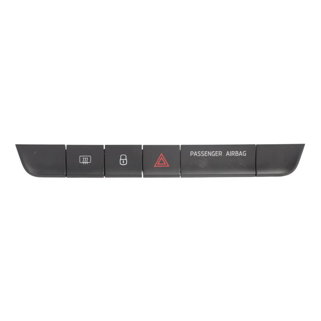 Mk3 Centre Console Door Locking Hazard Dash Switch to Skoda Fabia with Part number 6V0927132A Skoda Fabia Mk3 Centre Console Door Locking Hazard Dash Switch - SKU 6V0927132A - Part number 6V0927132A