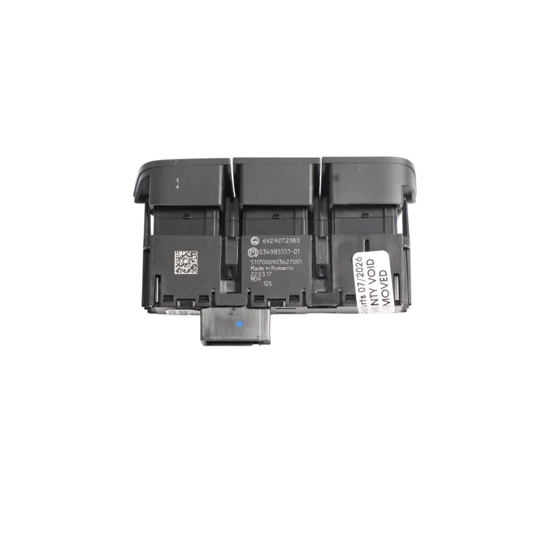 Mk3 Start Stop System Switch Button Panel to Skoda Fabia with Part number 6V2927238D Skoda Fabia Mk3 Start Stop System Switch Button Panel - SKU RHD-6V2927238D - Part number 6V2927238D