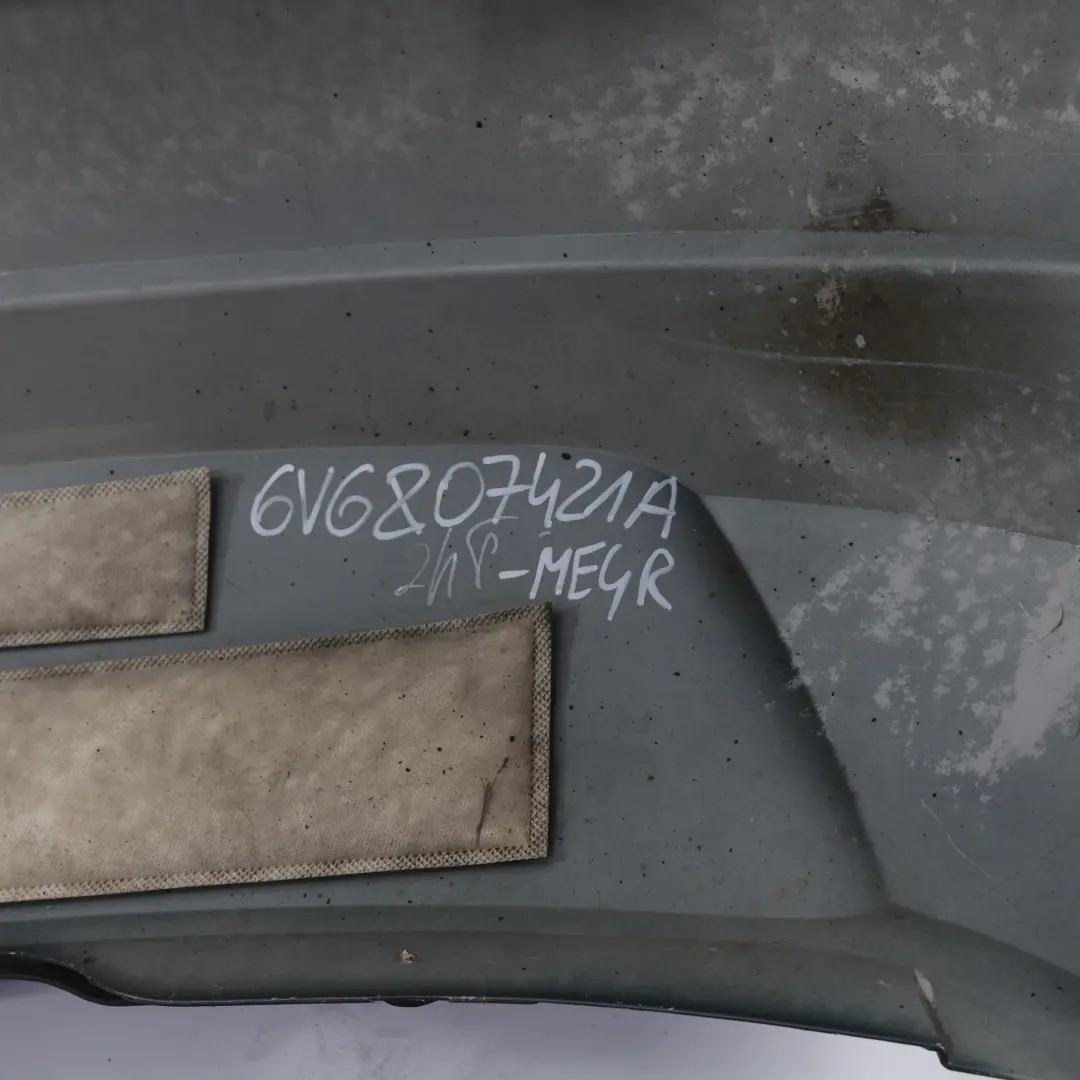 Skoda Fabia Mk3 NJ Bumper Rear Trim Panel Cover Metal Grey Metallic - F7Y - SKU 6V6807421A-MEGR - Part number 6V6807421A