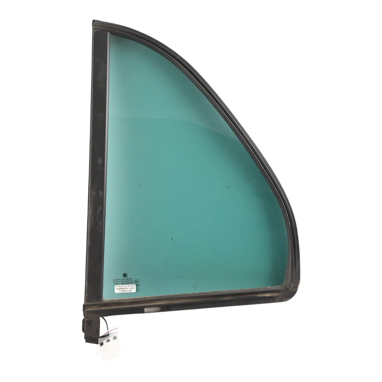 Skoda Fabia Mk1 6Y Rear Quarter Glass Fixed Left N/S AS3 Tinted 6Y6845209B