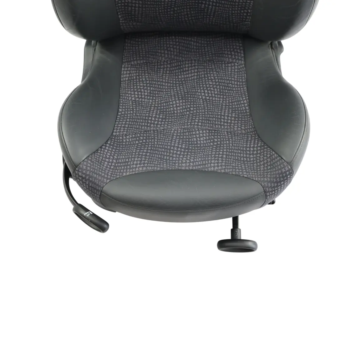 Mini R50 Front Seat Sport Heated Cloth/Leather Panther Black Kaleido Right O/S - SKU 7073010-3 - Part number 7073010