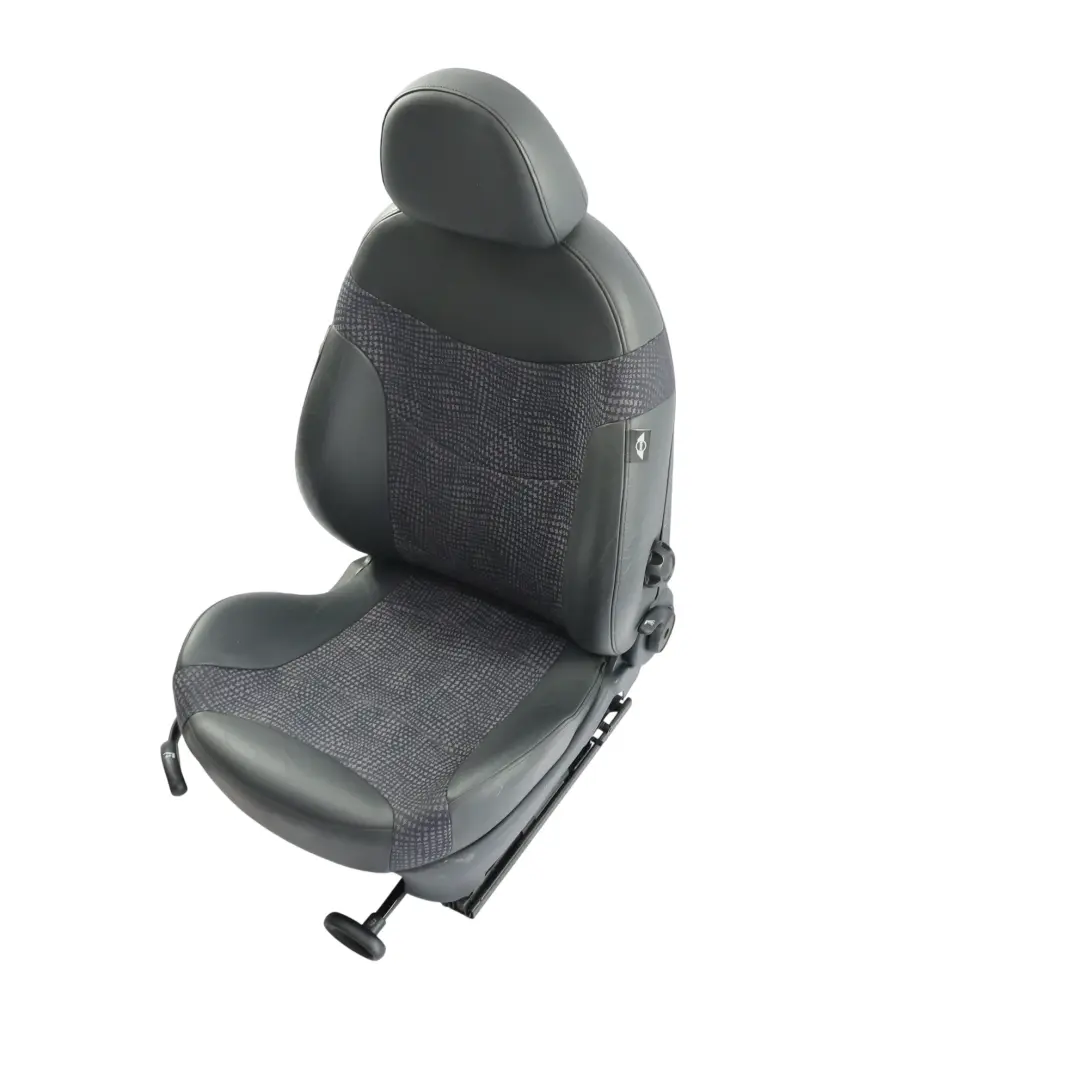 Mini R50 Front Seat Sport Heated Cloth/Leather Panther Black Kaleido Right O/S - SKU 7073010-3 - Part number 7073010