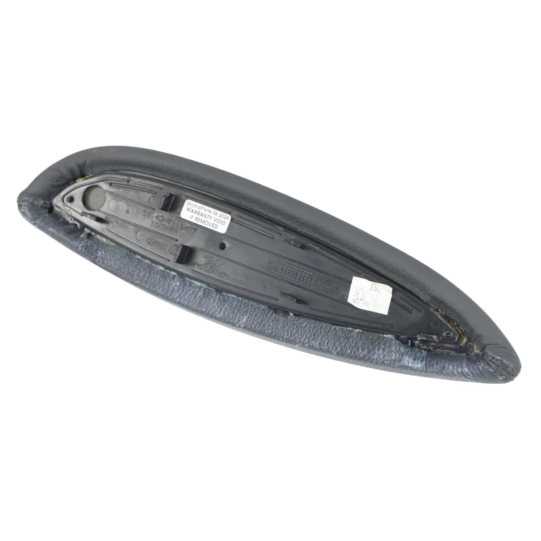 Soft Armrest Door Trim Panel Rear Left N/S Stratus Grey 440 to BMW 6 Series E63 E64 with Part number 7115487 BMW 6 Series E63 E64 Soft Armrest Door Trim Panel Rear Left N/S Stratus Grey 440 - SKU 7115487-SRT - Part number 7115487
