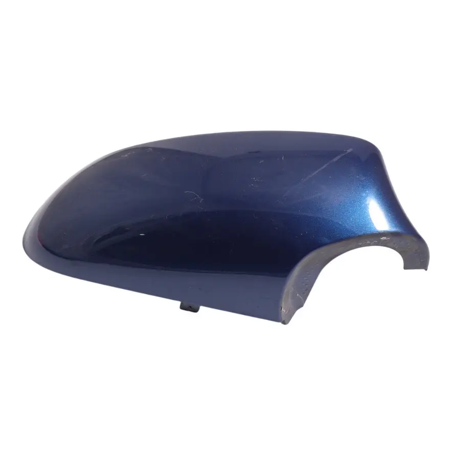 BMW E81 E82 E87 E88 Right O/S Cover Casing Wing Cap Mirror Le Mans Blue - 381