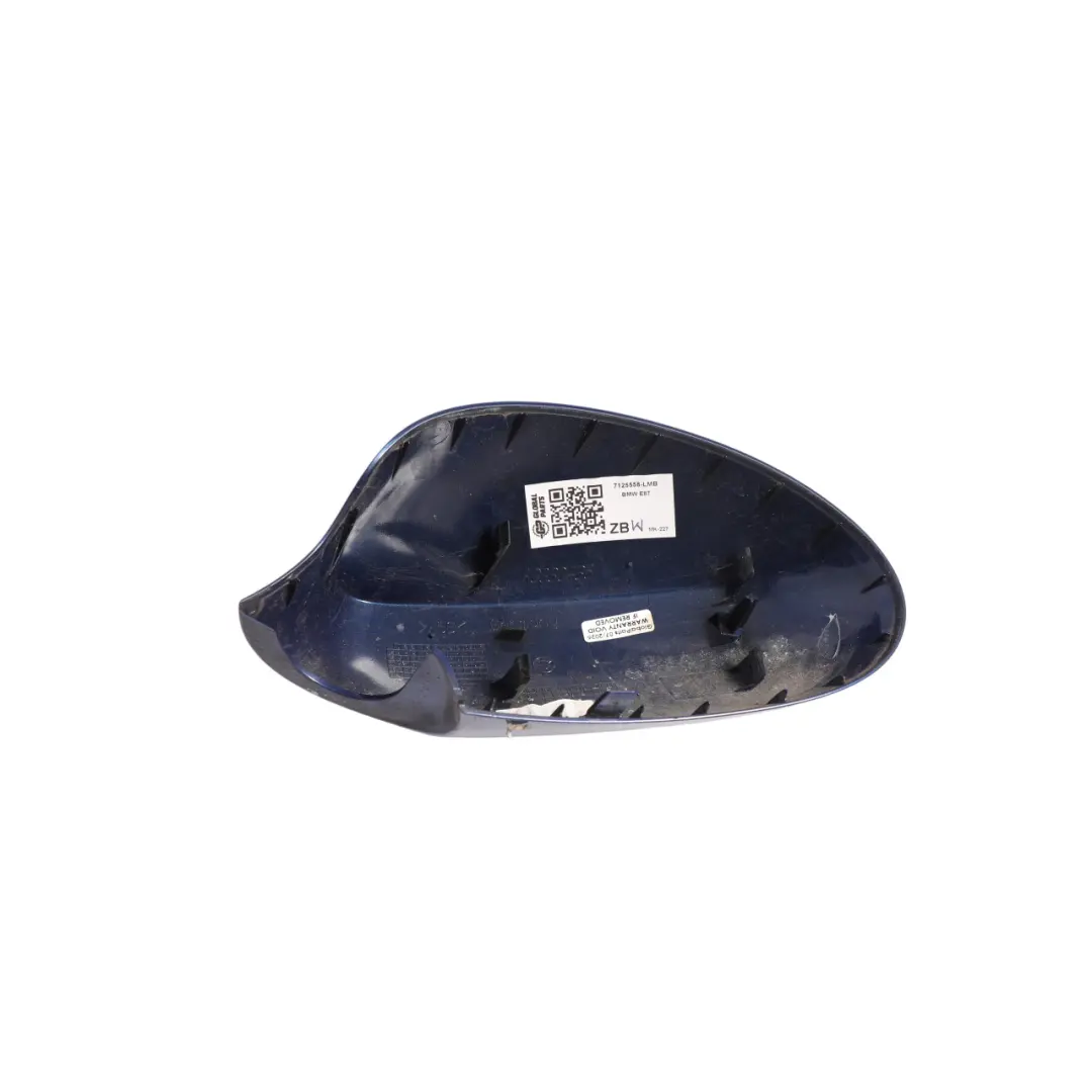 Right O/S Cover Casing Wing Cap Mirror Le Mans Blue - 381 to BMW E81 E82 E87 E88 with Part number 7125558 BMW E81 E82 E87 E88 Right O/S Cover Casing Wing Cap Mirror Le Mans Blue - 381 - SKU 7125558-LMB - Part number 7125558