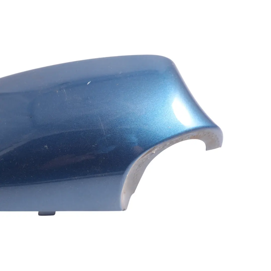 Wing Mirror Frame Cap Cover Right O/S Sydneyblau Metallic - A19 to BMW E81 E87 LCI with Part number 7125558 BMW E81 E87 LCI Wing Mirror Frame Cap Cover Right O/S Sydneyblau Metallic - A19 - SKU 7125558-SYD - Part number 7125558