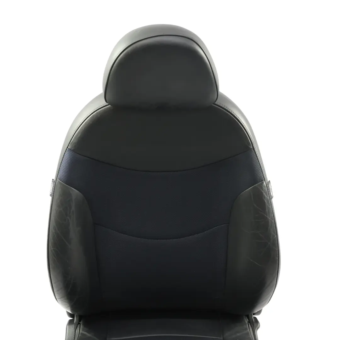 Front Cloth Leather Seat Panther Black Right O/S to Mini Cooper R52 Cabrio with Part number 7130084 Mini Cooper R52 Cabrio Front Cloth Leather Seat Panther Black Right O/S - SKU 7130084-1 - Part number 7130084