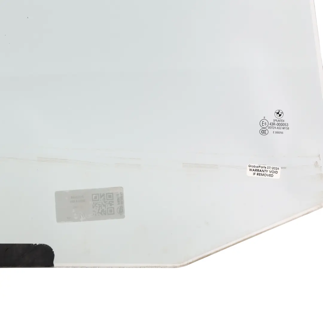 BMW E61 Window Glass Side Door Glazing Rear Right O/S Green AS2 - SKU 7132398 - Part number 7132398