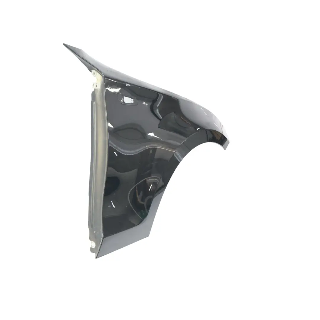 BMW E81 E87 Side Panel Fender Wing Front Right O/S Schwarz 2 Black - 668 - SKU 7133228-SCH - Part number 7133228