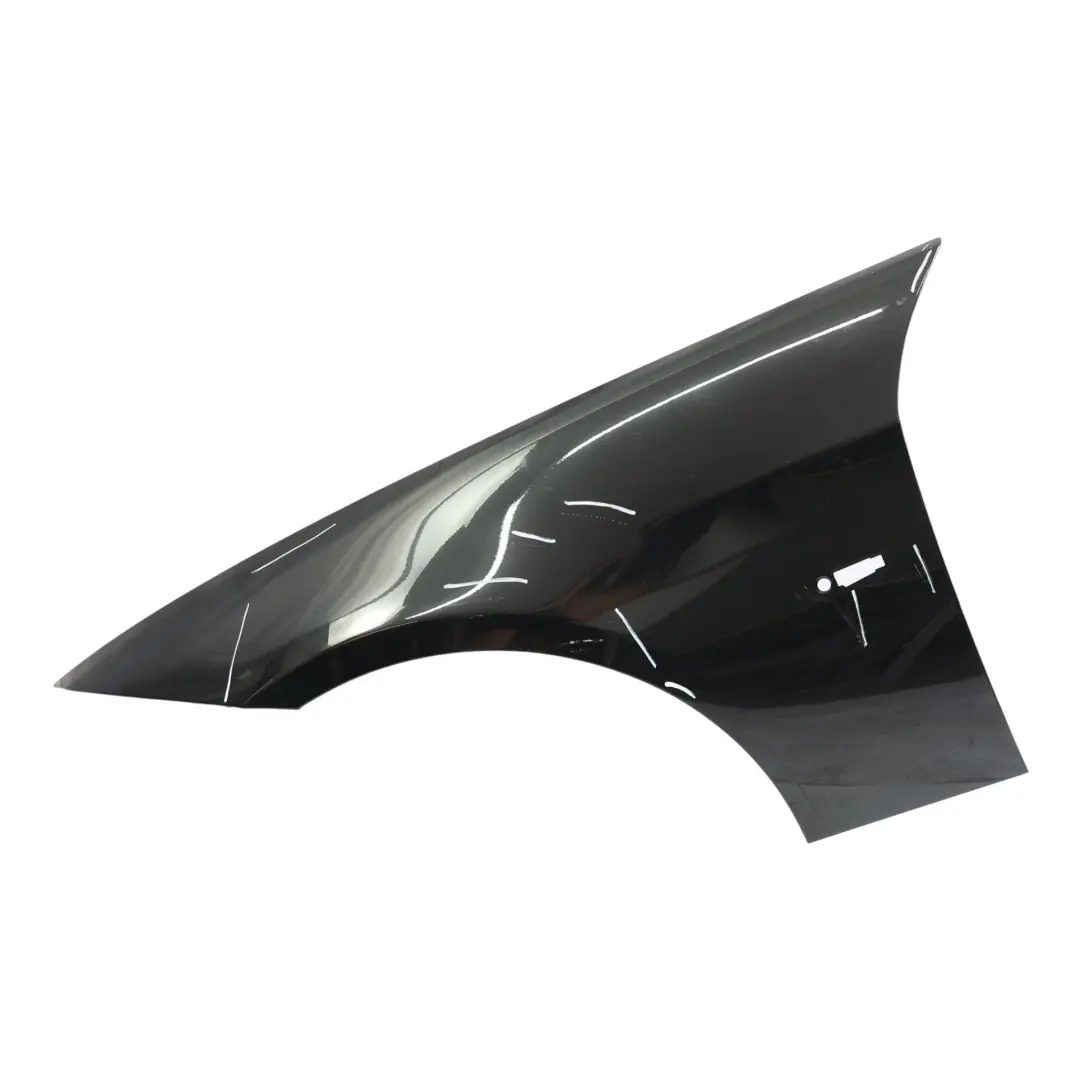 BMW E90 E91 Lateral Guardabarros Delantero Izquierdo Black Sapphire - 475 - SKU 7135679-BS - Número de pieza 7135679