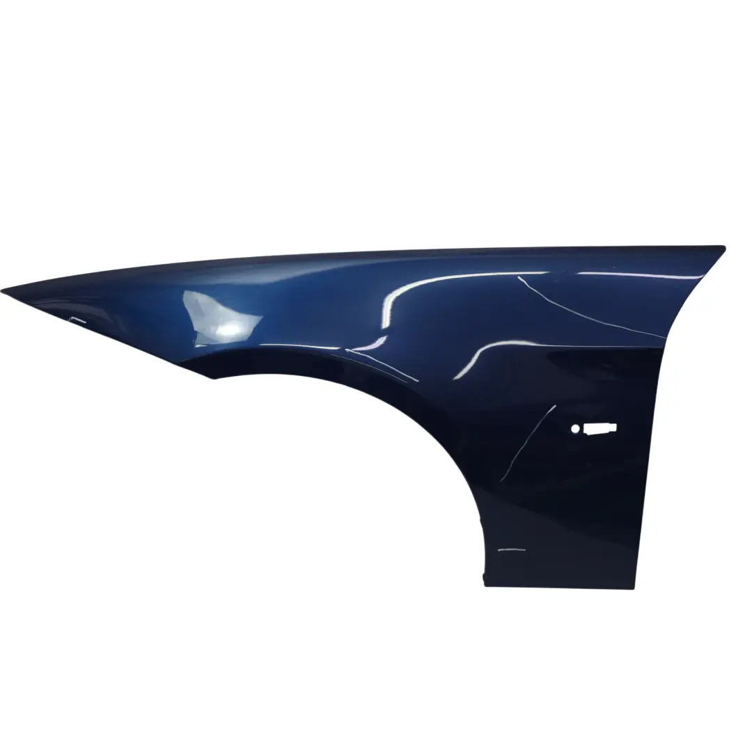 Side Panel BMW E90 E91 Fender Wing Front Left N/S Le Mans Blue Metallic - 381 to with Part number 7135679 Side Panel BMW E90 E91 Fender Wing Front Left N/S Le Mans Blue Metallic - 381 - SKU 7135679-LMB - Part number 7135679