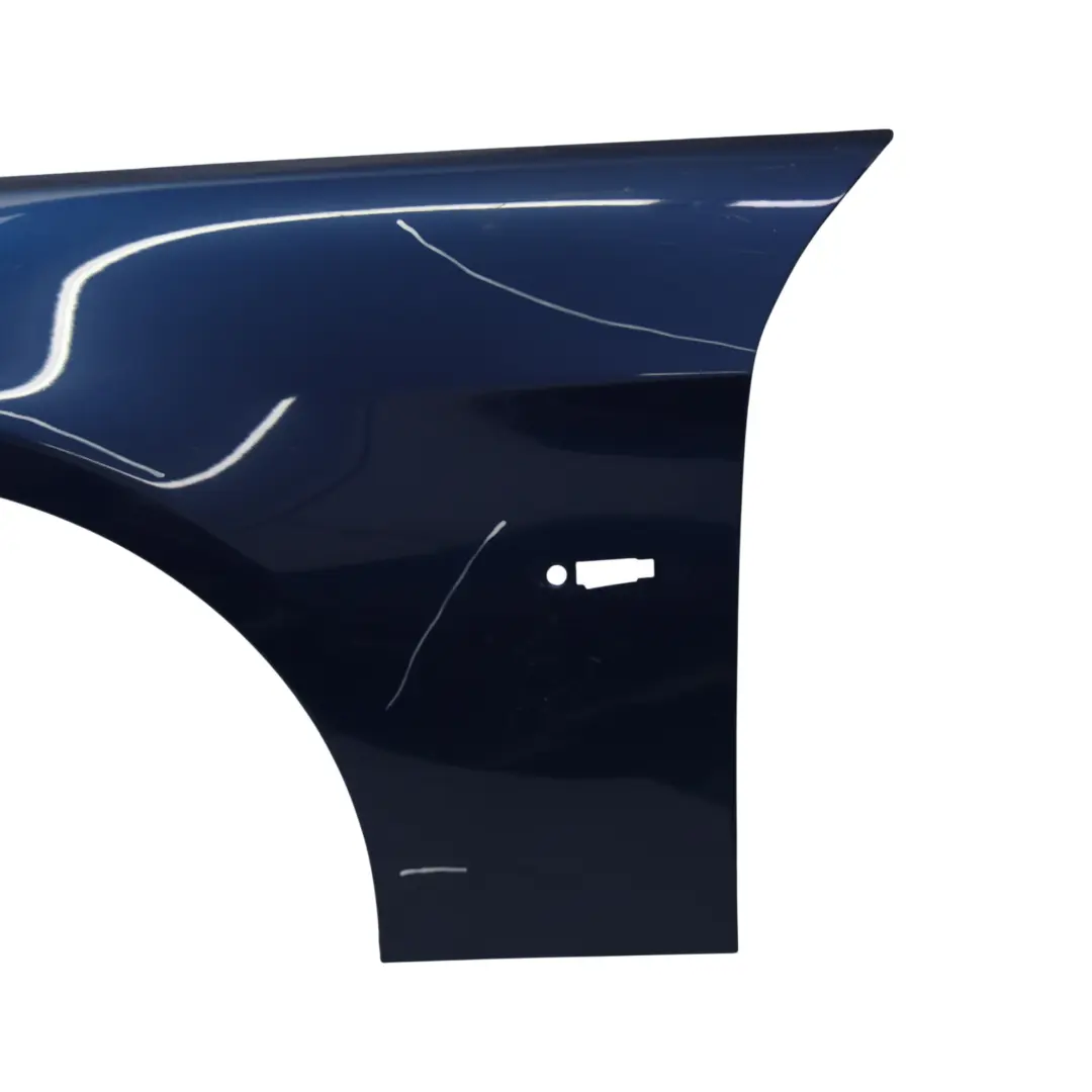 BMW E90 Pannello laterale parafango anteriore sinistro Le Mans Blau Blue - 381 - SKU 7135679-LMB - Numero di parte 7135679