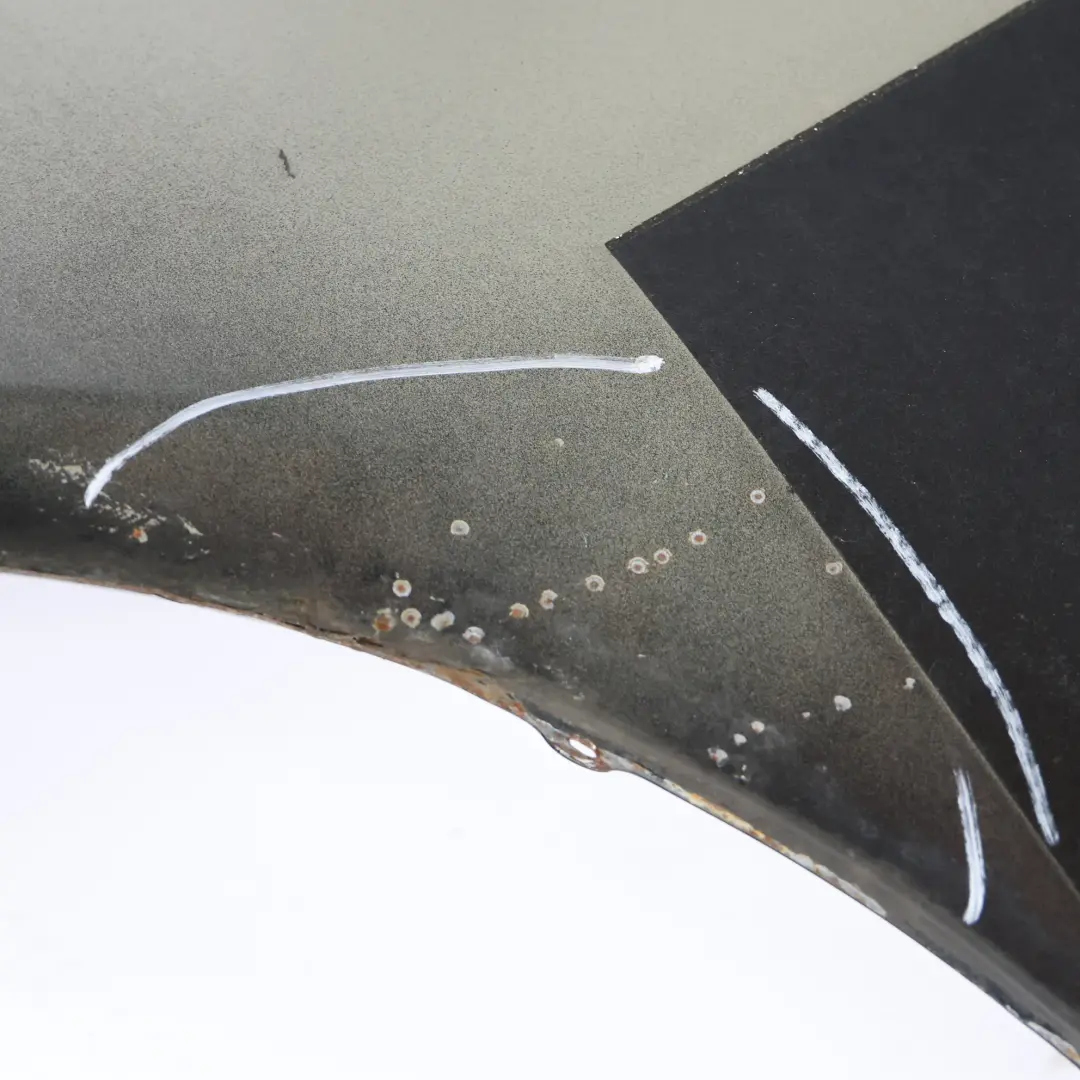 BMW E90 E91 Side Panel Fender Wing Cover Front Right O/S Black Sapphire - 475 - SKU 7135680-BS2 - Part number 7135680