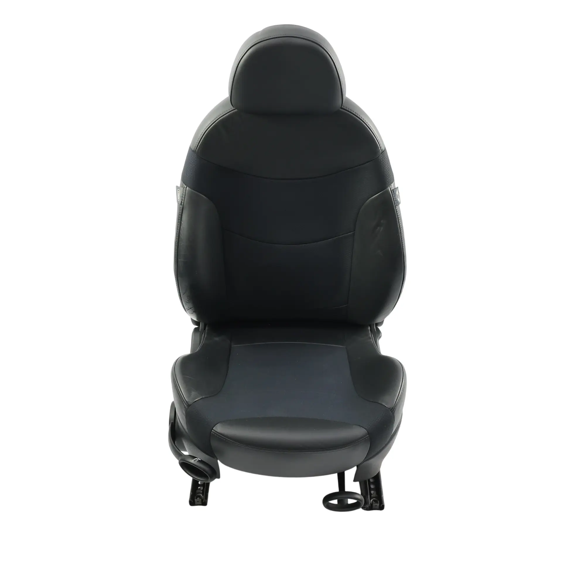 Mini Cooper R50 Front Seat Sport Cloth Right O/S Fabric / Leather Black