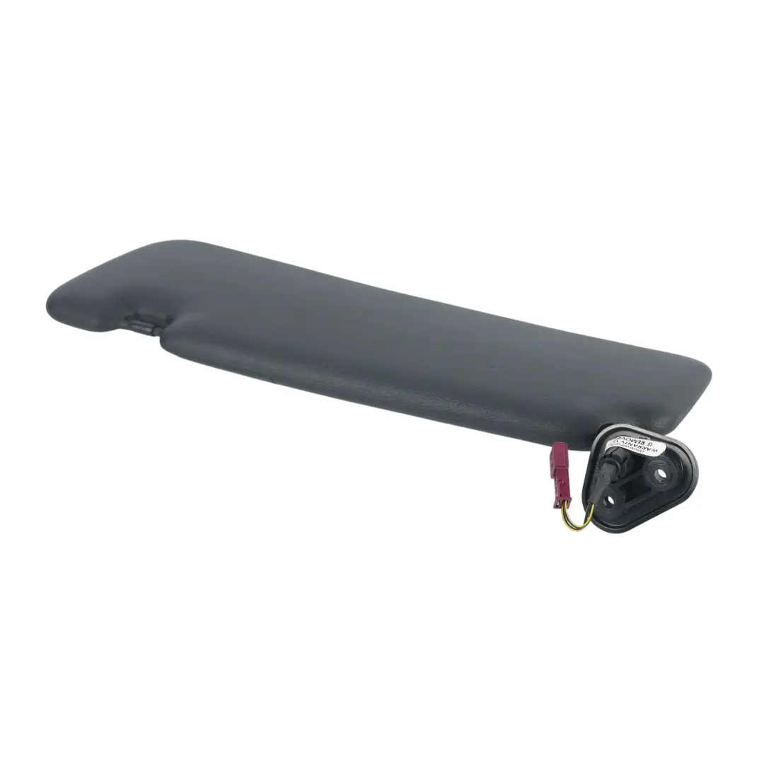 BMW E88 E93 Sun Visor Illuminated Mirror Right O/S Trim Panel Black - SKU 7139446-6 - Part number 7139446