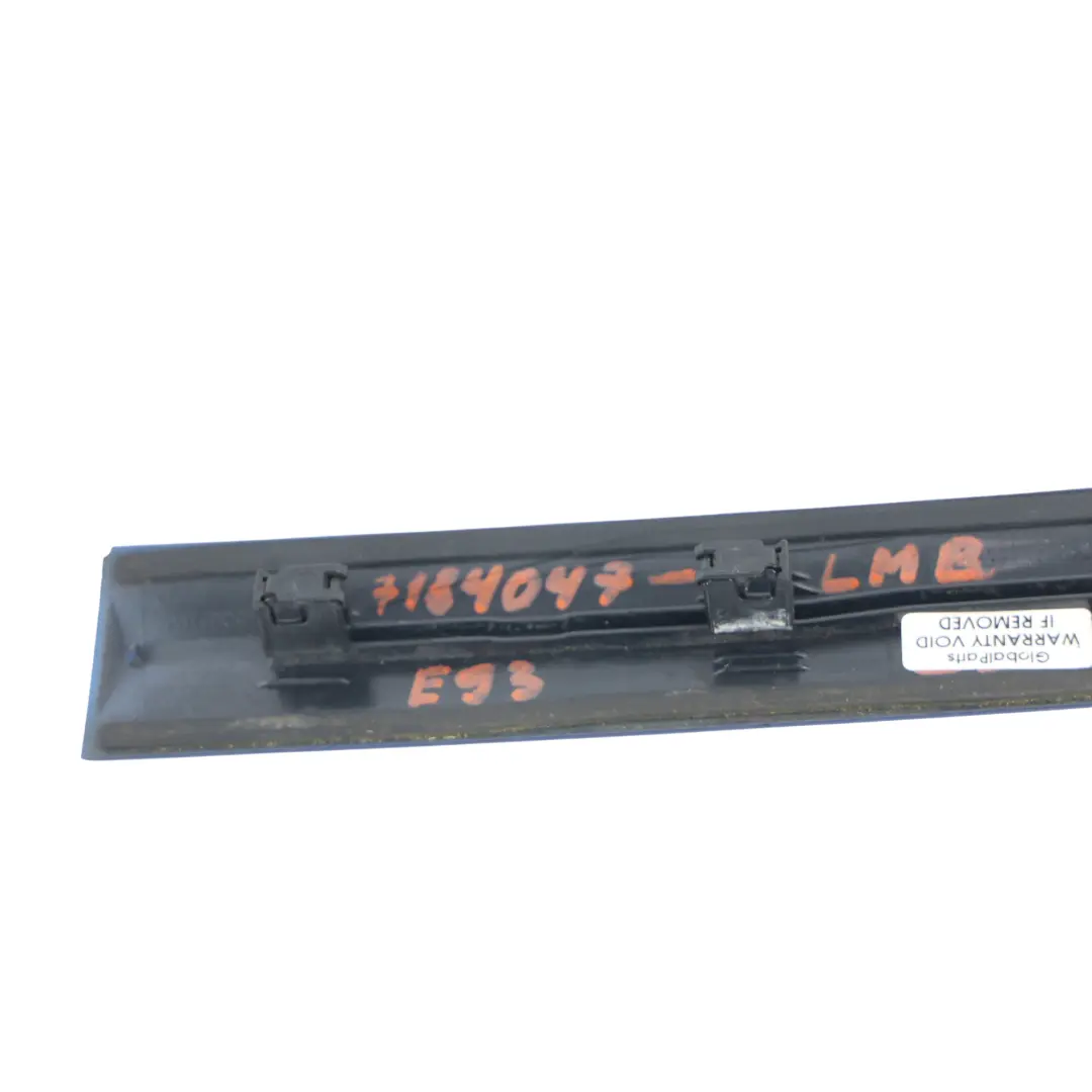 Izquierda Techo Moldura Bisagra Cubierta Le Mans Blue - 381 para BMW E93 Convertible con número de pieza 7184047 BMW E93 Convertible Izquierda Techo Moldura Bisagra Cubierta Le Mans Blue - 381 - SKU 7184047-LMB1 - Número de pieza 7184047