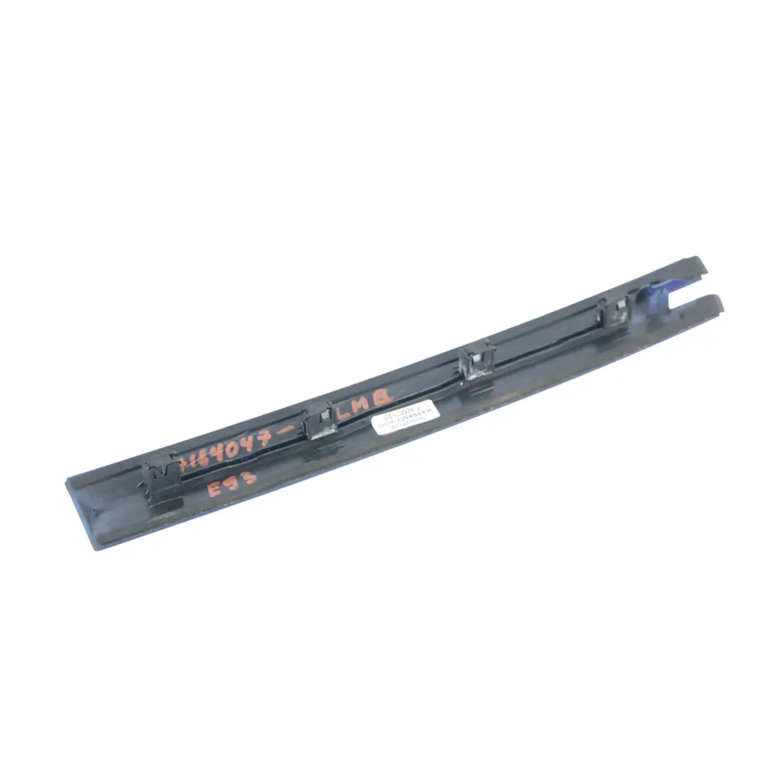 BMW E93 Convertible Izquierda Techo Moldura Bisagra Cubierta Le Mans Blue - 381 - SKU 7184047-LMB1 - Número de pieza 7184047