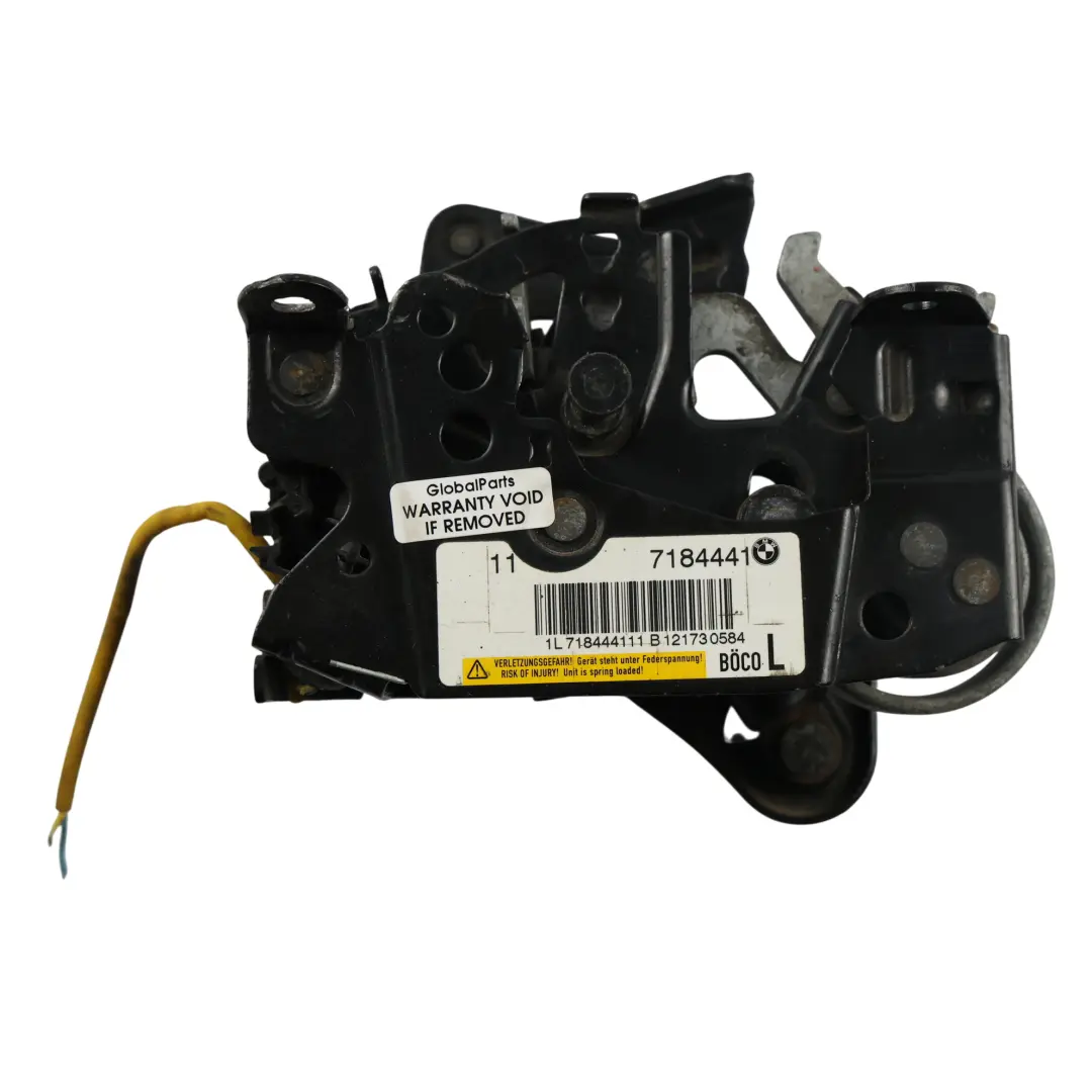 BMW F01 F02 F10 F11 Mecanismo Cerradura Capó Izquierdo - SKU 7184441-2 - Número de pieza 7184441