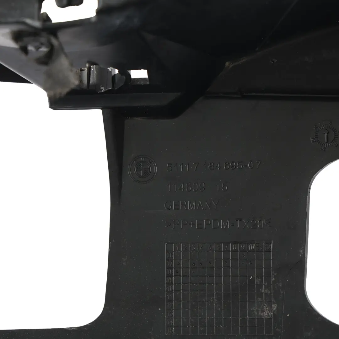 BMW E63 LCI Front Bumper Bracket Insert Support Holder Left N/S - SKU 7184695 - Part number 7184695