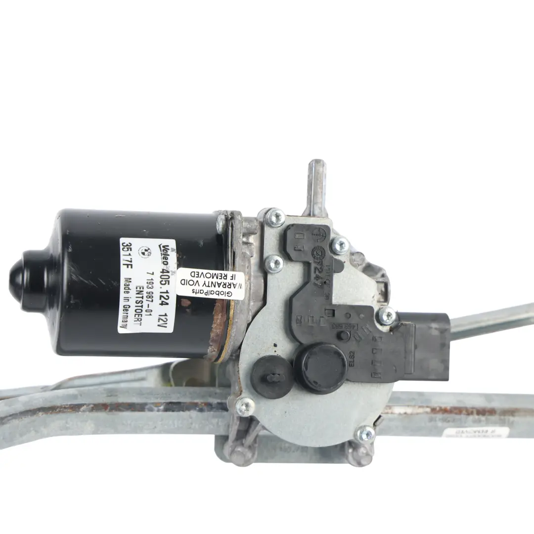Front Windscreen Wiper Motor Linkage Assembly Unit to BMW Z4 E85 E86 with Part number 7193987 BMW Z4 E85 E86 Front Windscreen Wiper Motor Linkage Assembly Unit - SKU 7193987 - Part number 7193987