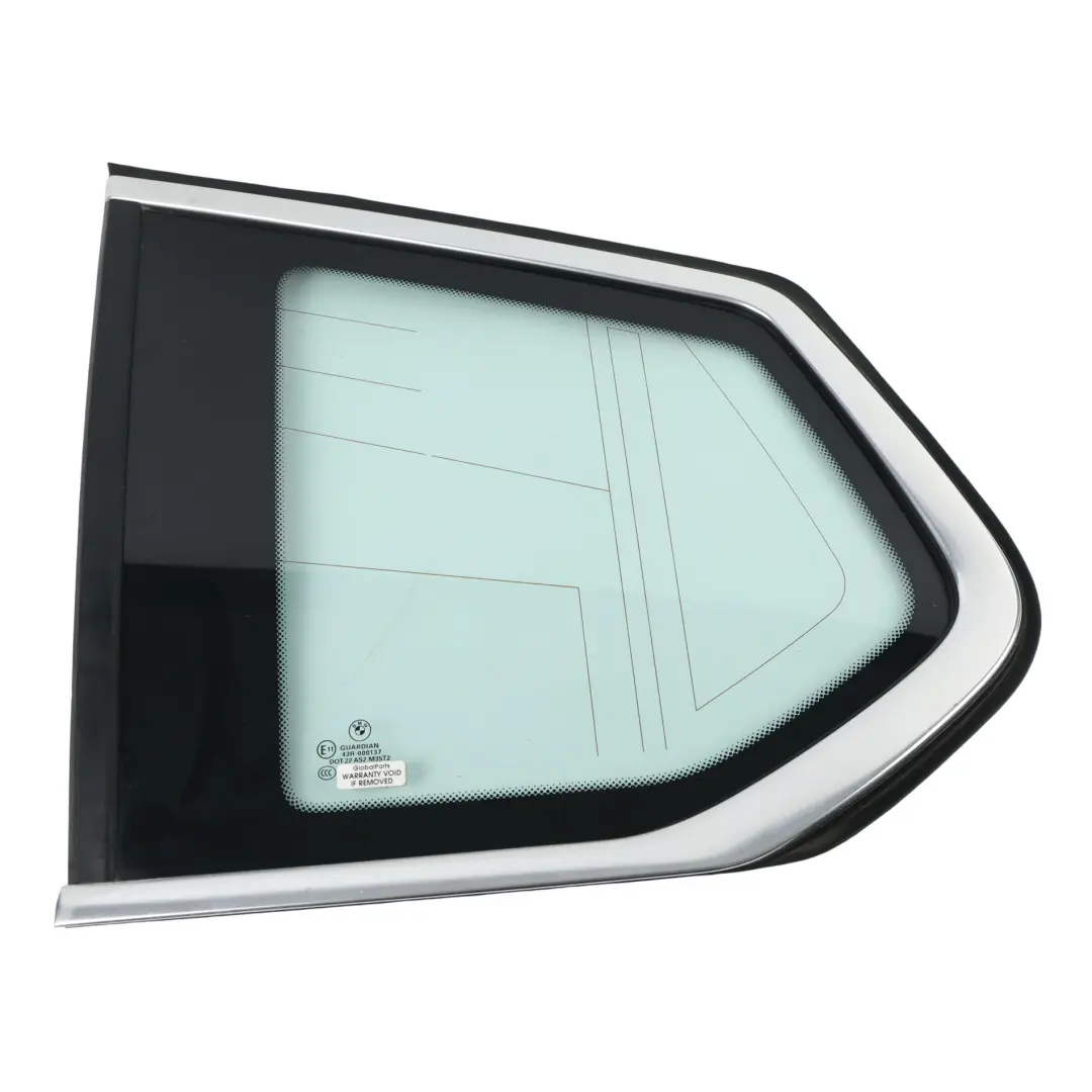BMW X3 F25 Cristal Ventana Lateral Fijo Trasero Izquierdo AS2 Verde - SKU 7205659-4 - Número de pieza 7205659