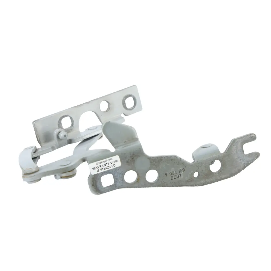 BMW E63 E64 Hood Bonnet Hinge Front Left N/S Titansilber Silver Metallic 354 - SKU 7210669-TS1 - Part number 7210669