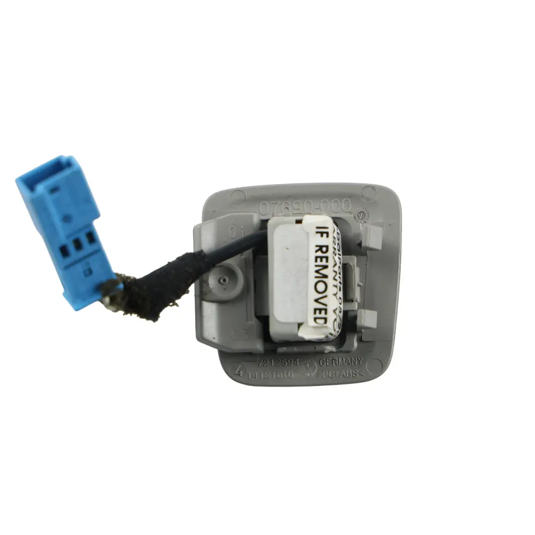Hands Free Microphone Grey to BMW F10 F11 F25 with Part number 7212594 BMW F10 F11 F25 Hands Free Microphone Grey - SKU 7212594-3 - Part number 7212594
