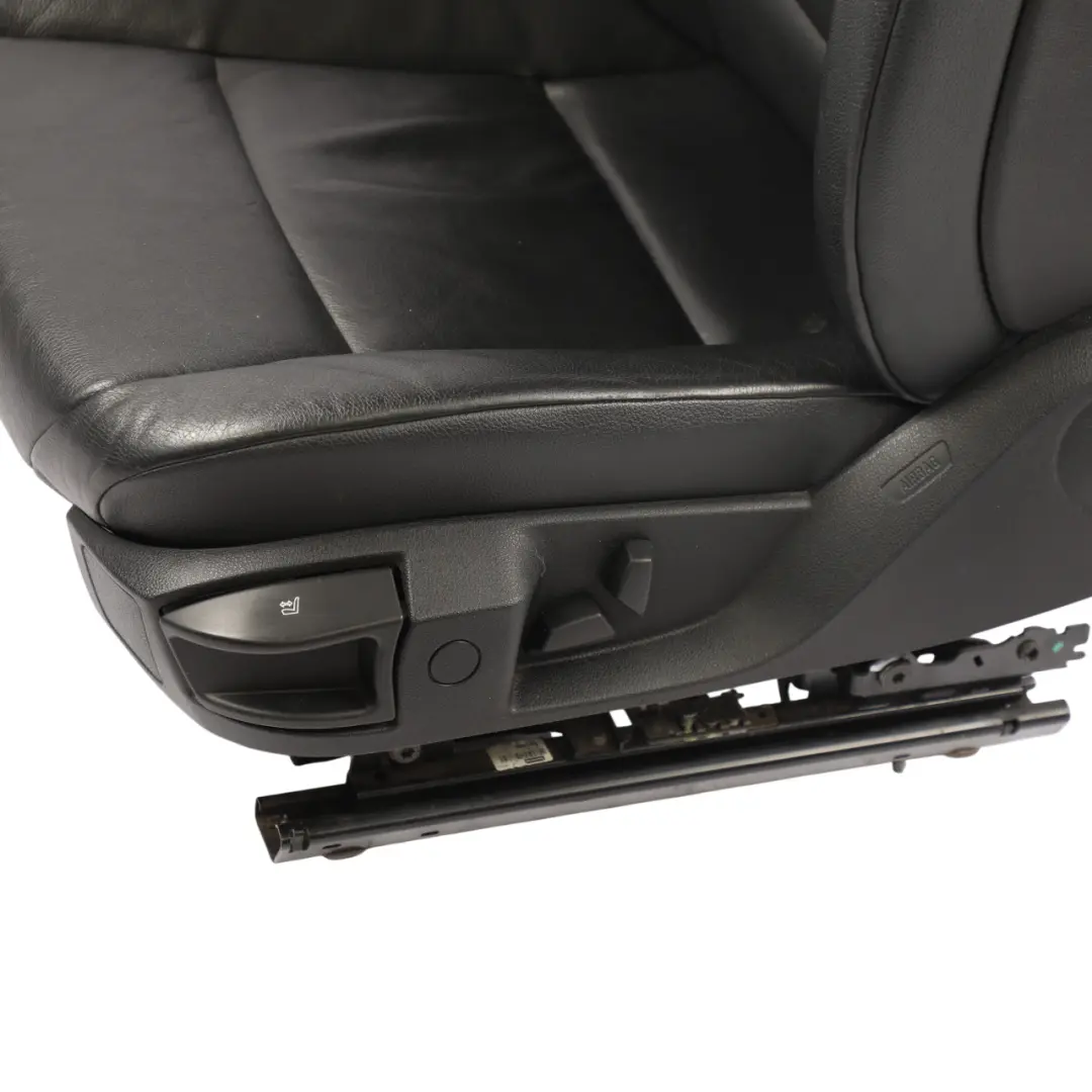 Front Seat Heated Left N/S Leather Dakota Black Interior to BMW F10 F11 LCI with Part number 7230648 BMW F10 F11 LCI Front Seat Heated Left N/S Leather Dakota Black Interior - SKU 7230648-8 - Part number 7230648