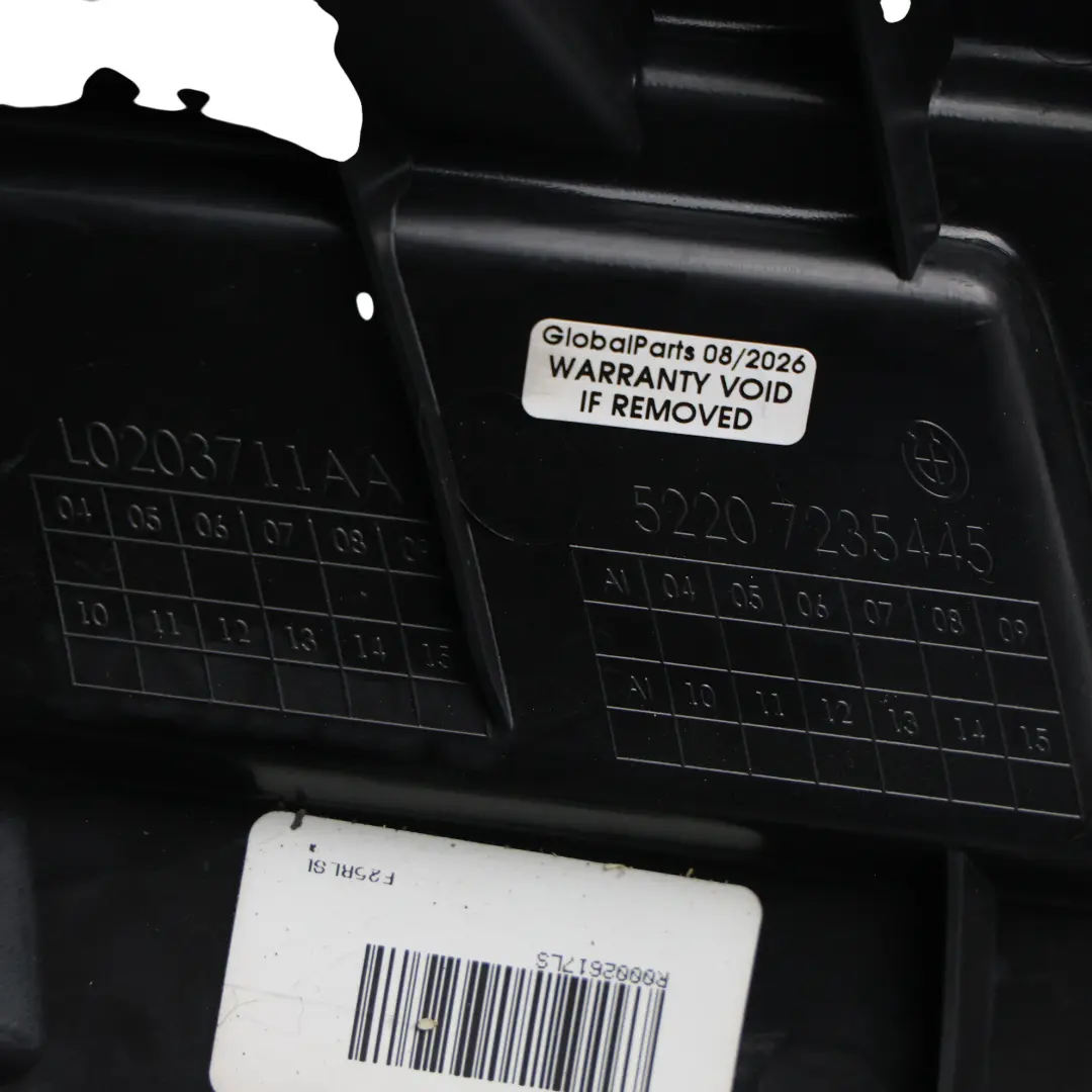 BMW X3 F25 Tylna Skórzana Osłona Boczna Kanapy Lewa - SKU 7235445 - Numer Części 7235445