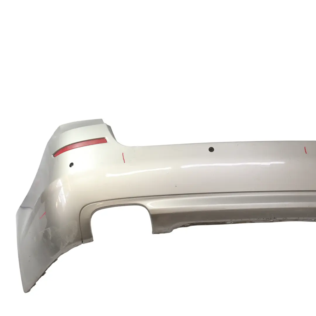 BMW F11 Touring Rear Bumper Panel PDC Kaschmirsilber (Cashmere Silver) - A72 - SKU 7237258-KAS - Part number 7237258
