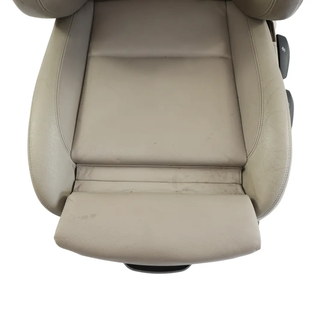 Heated Front Left N/S Leather Boston Beige to BMW E87 LCI Sport Seat with Part number 7251073 BMW E87 LCI Sport Seat Heated Front Left N/S Leather Boston Beige - SKU 7251073-2 - Part number 7251073