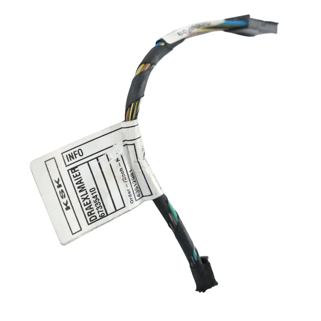 BMW E93 LCI Convertible Rear Light Side Panel Wiring Cable Left N/S - SKU 7252091-1 - Part number 7252091