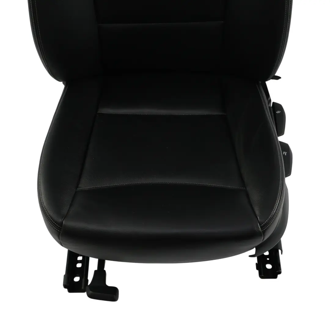 BMW X3 F25 Front Seat Left N/S Interior Leather Nevada Black Heated - SKU 7255655-4 - Part number 7255655