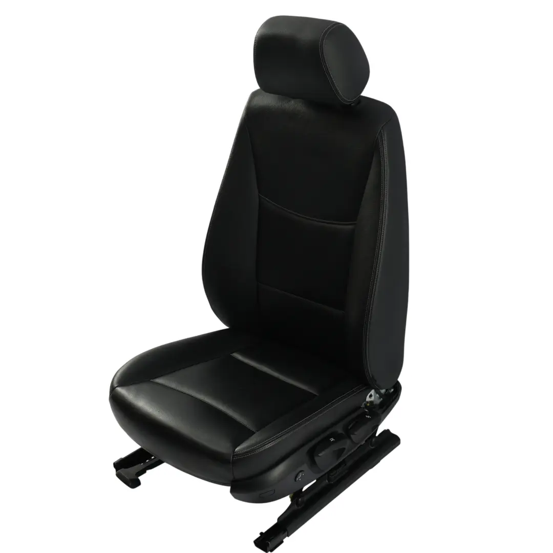 BMW X3 F25 Front Seat Left N/S Interior Leather Nevada Black Heated - SKU 7255655-4 - Part number 7255655