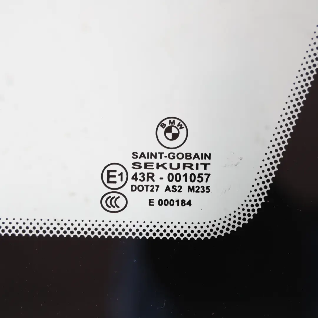 Side Window Right O/S Glass AS2 to BMW F31 Touring Rear with Part number 7259714 BMW F31 Touring Rear Side Window Right O/S Glass AS2 - SKU 7259714-3 - Part number 7259714