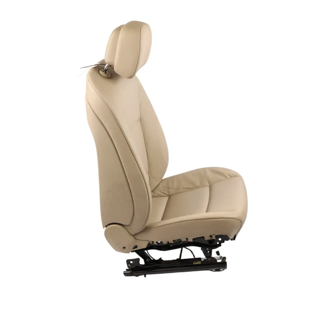 Front Seat Left N/S Leather Dakota Oyster Interior to BMW F10 F11 with Part number 7260500 BMW F10 F11 Front Seat Left N/S Leather Dakota Oyster Interior - SKU 7260500-8 - Part number 7260500