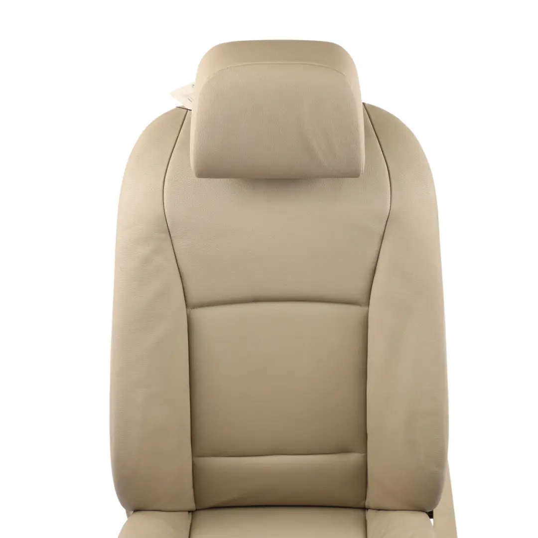 Front Seat Left N/S Leather Dakota Oyster Interior to BMW F10 F11 with Part number 7260500 BMW F10 F11 Front Seat Left N/S Leather Dakota Oyster Interior - SKU 7260500-8 - Part number 7260500
